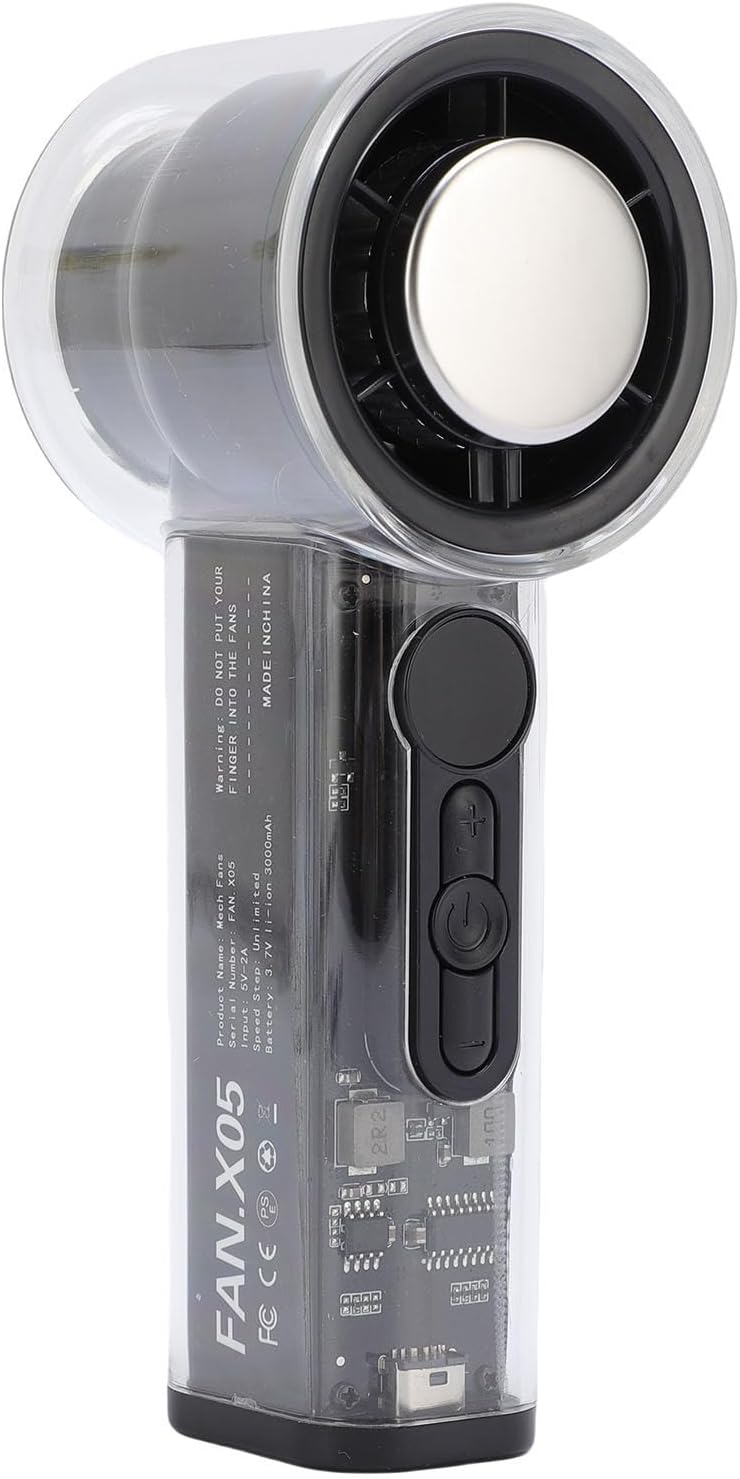 Portable High-Speed Cooling Fan with LED Display & Ice Refrigeration – Model X05