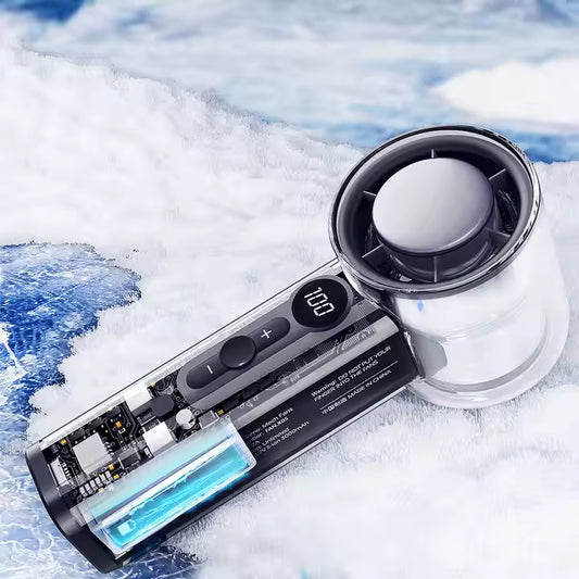 Portable High-Speed Cooling Fan with LED Display & Ice Refrigeration – Model X05