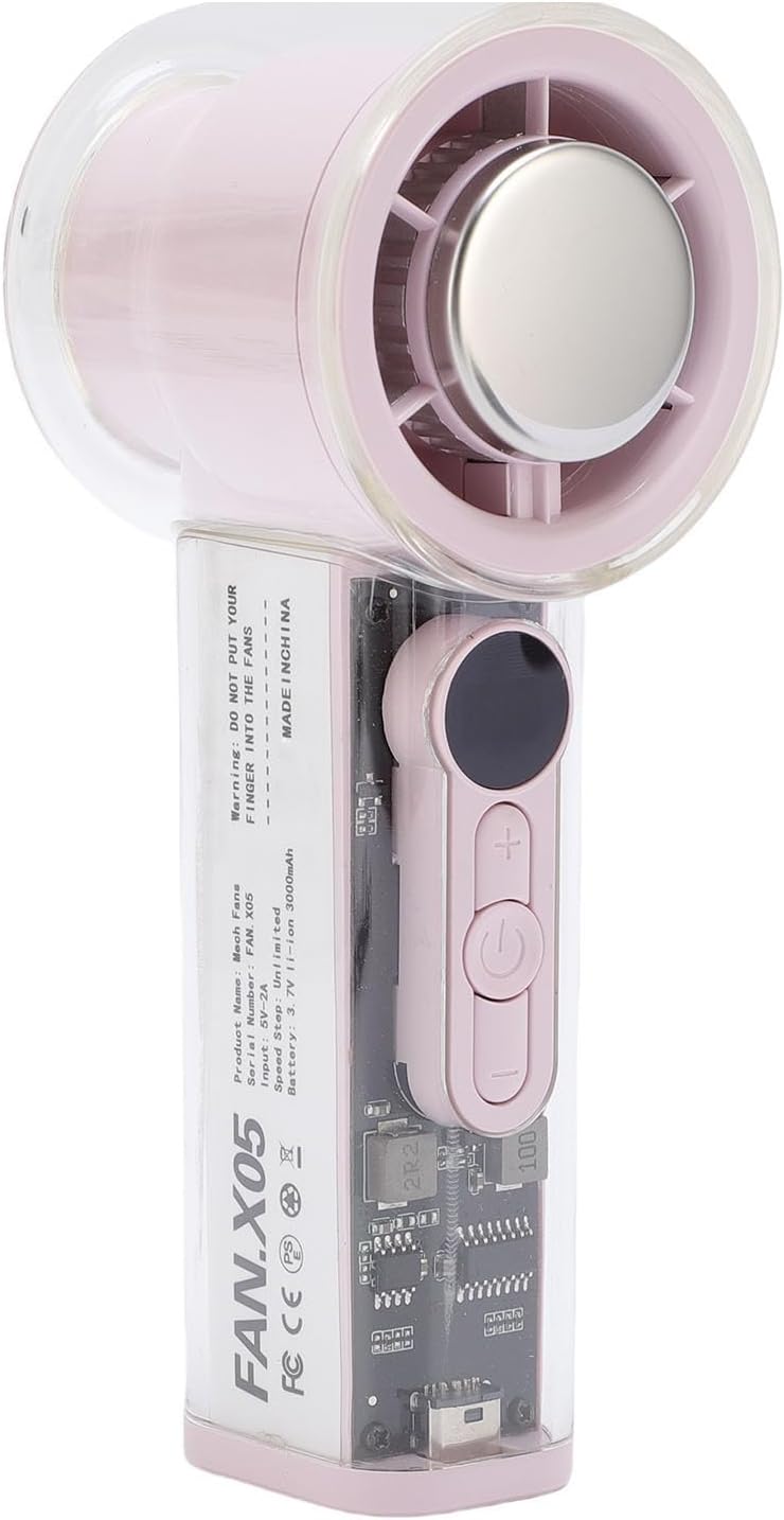 Portable High-Speed Cooling Fan with LED Display & Ice Refrigeration – Model X05